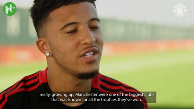 Jadon Sancho's first interview as a Manchester United player